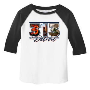 313 Detroit Urban Spirit Toddler Fine Jersey T-Shirt