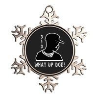 313 Detroit What Up Doe African American Man Metallic Star Ornament