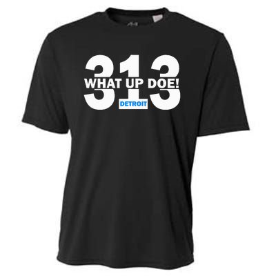 313 Detroit What Up Doe Hometown Cooling Performance Crew T-Shirt