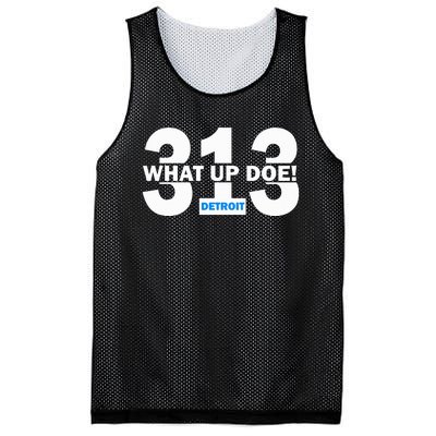 313 Detroit What Up Doe Hometown Mesh Reversible Basketball Jersey Tank