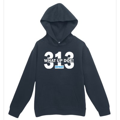 313 Detroit What Up Doe Hometown Urban Pullover Hoodie