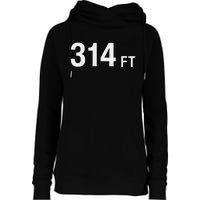 314 Ft Womens Funnel Neck Pullover Hood