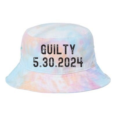 34 Felony Counts Trump Guilty Verdict Tie Dye Newport Bucket Hat