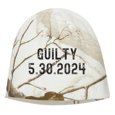 34 Felony Counts Trump Guilty Verdict Kati - Camo Knit Beanie