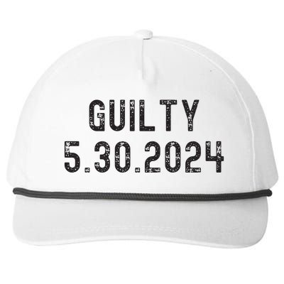 34 Felony Counts Trump Guilty Verdict Snapback Five-Panel Rope Hat