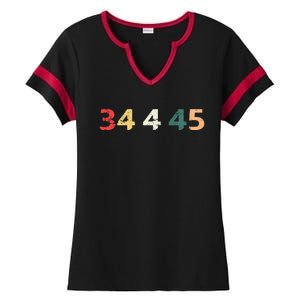 34 Felonies For Former 45 President Donald 4 Prison Ladies Halftime Notch Neck Tee