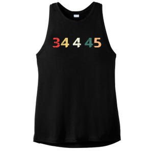 34 Felonies For Former 45 President Donald 4 Prison Ladies PosiCharge Tri-Blend Wicking Tank