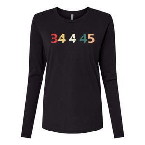 34 Felonies For Former 45 President Donald 4 Prison Womens Cotton Relaxed Long Sleeve T-Shirt