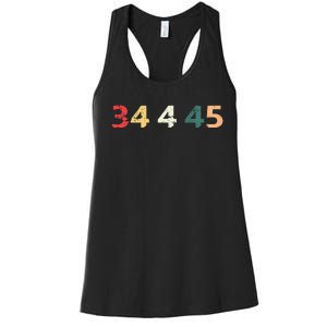 34 Felonies For Former 45 President Donald 4 Prison Women's Racerback Tank