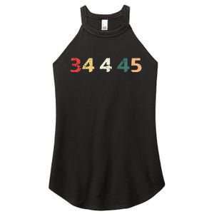 34 Felonies For Former 45 President Donald 4 Prison Women's Perfect Tri Rocker Tank