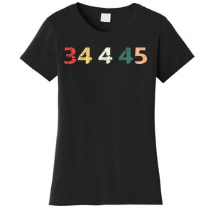 34 Felonies For Former 45 President Donald 4 Prison Women's T-Shirt