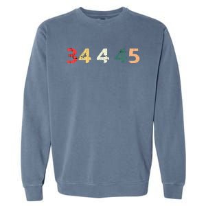 34 Felonies For Former 45 President Donald 4 Prison Garment-Dyed Sweatshirt