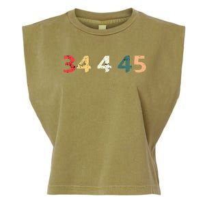 34 Felonies For Former 45 President Donald 4 Prison Garment-Dyed Women's Muscle Tee