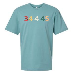 34 Felonies For Former 45 President Donald 4 Prison Sueded Cloud Jersey T-Shirt