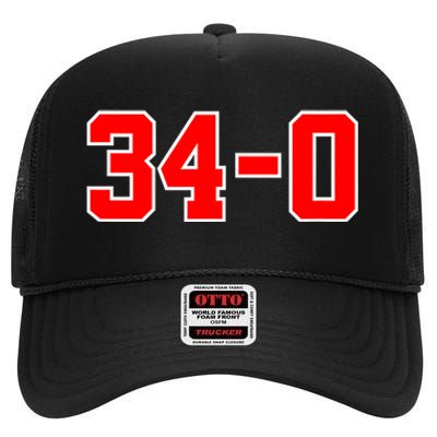 340 Funny Trump Guilty Trump Guilty High Crown Mesh Back Trucker Hat