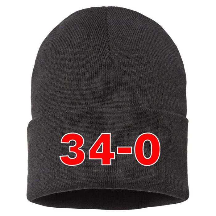 340 Funny Trump Trump Guilty Sustainable Knit Beanie