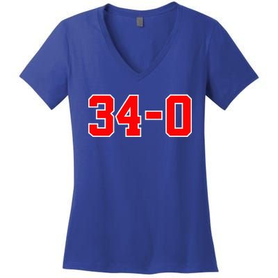 340 Funny Trump Guilty Trump Guilty Women's V-Neck T-Shirt