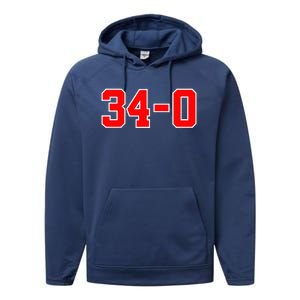 340 Funny Trump Guilty Trump Guilty Performance Fleece Hoodie