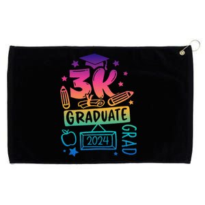 3k Graduate 2024 Funny 3k Kindergarten Graduation Grommeted Golf Towel