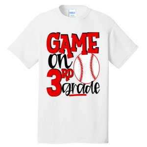 3rd Grade Baseball Player Boy 1st Day Of School Tall T-Shirt