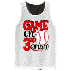 3rd Grade Baseball Player Boy 1st Day Of School Mesh Reversible Basketball Jersey Tank