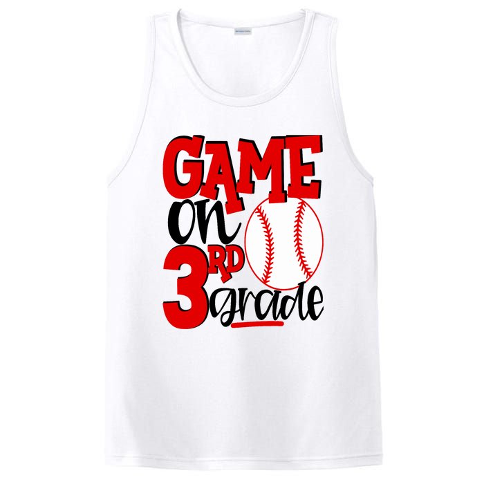 3rd Grade Baseball Player Boy 1st Day Of School PosiCharge Competitor Tank