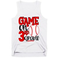 3rd Grade Baseball Player Boy 1st Day Of School Tank Top