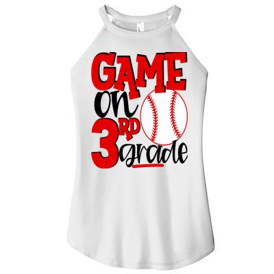 3rd Grade Baseball Player Boy 1st Day Of School Women's Perfect Tri Rocker Tank