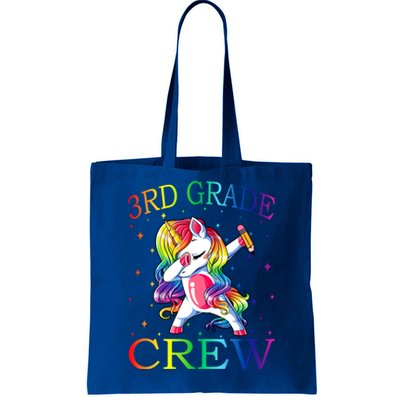 3Rd Grade Crew Unicorn Dabbing Gift Tote Bag