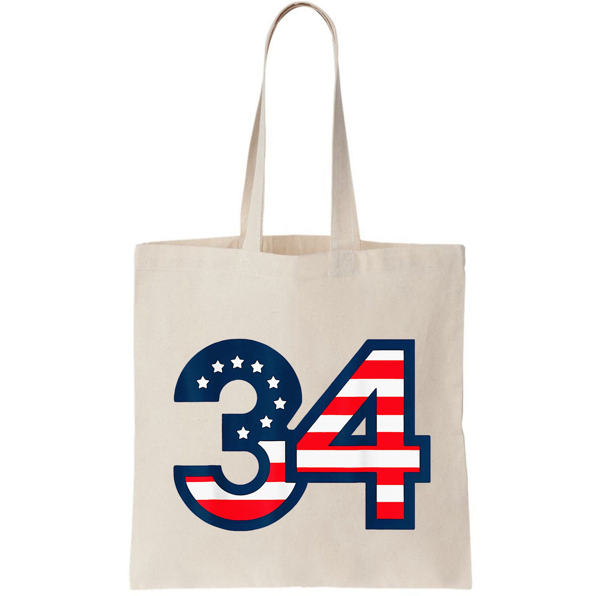 34 Guilty Counts Trial Judge Usa Flag Bag