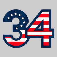34 Guilty Counts Trial Judge Usa Flag Tie-Dye T-Shirt