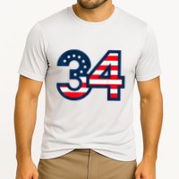 34 Guilty Counts Trial Judge Usa Flag Performance Shirt