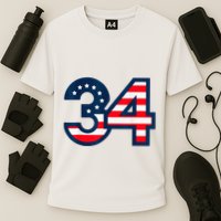 34 Guilty Counts Trial Judge Usa Flag Performance Shirt