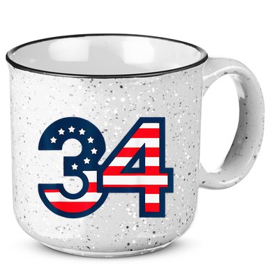 34 Guilty Counts Trial Judge Usa Flag 15oz Campfire Ceramic Mug