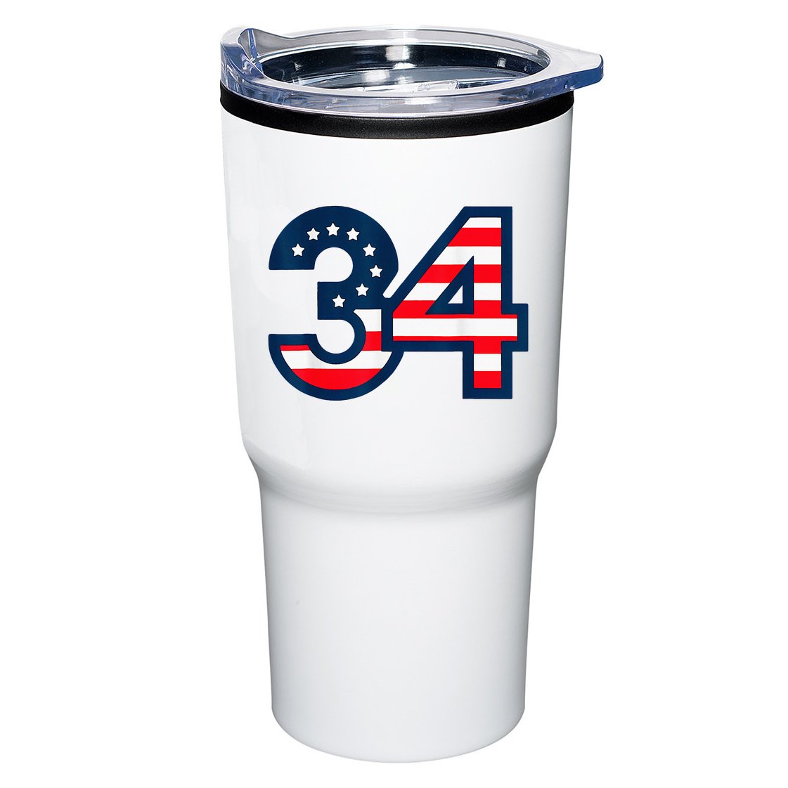 34 Guilty Counts Trial Judge Usa Flag Tumbler