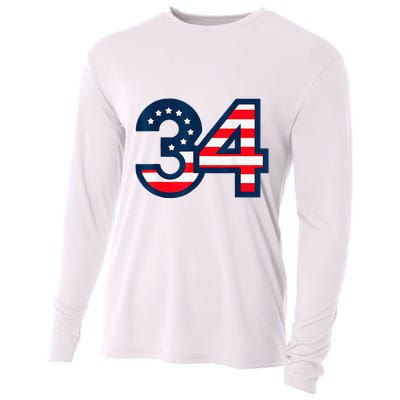 34 Guilty Counts Trial Judge Usa Flag Cooling Performance Long Sleeve Crew