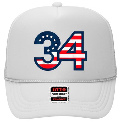 34 Guilty Counts Trial Judge Usa Flag Trucker Hat