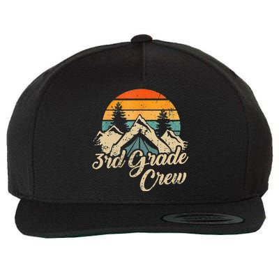 3rd Grade Crew back to school after camping trip love camp Wool Snapback Cap