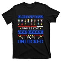 3rd Grade First Day Of School Class Of 2033 Video Games T-Shirt