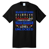 3rd Grade First Day Of School Class Of 2033 Video Games Tall T-Shirt