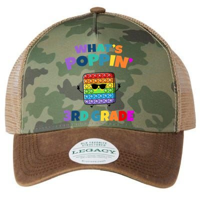3rd Grade First Day Of School Pop It Legacy Tie Dye Trucker Hat