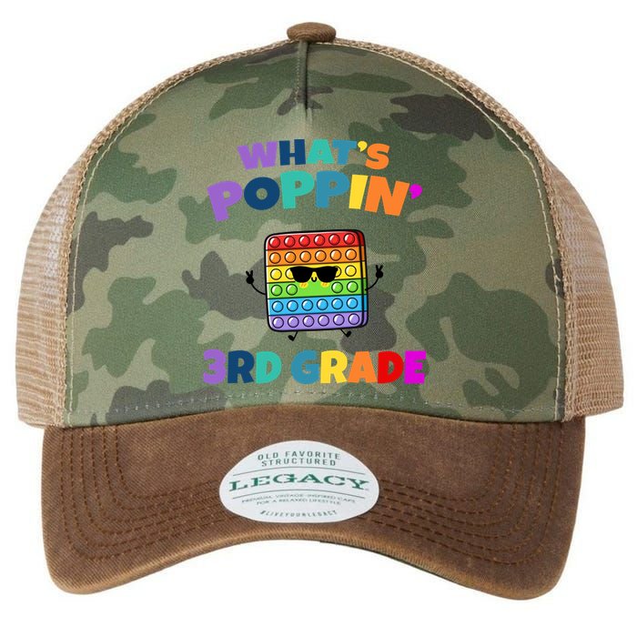 3rd Grade First Day Of School Pop It Legacy Tie Dye Trucker Hat