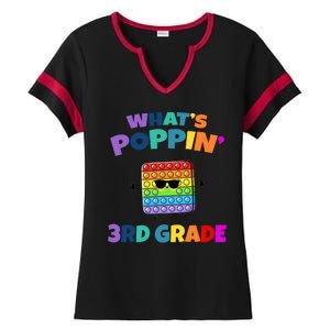 3rd Grade First Day Of School Pop It Ladies Halftime Notch Neck Tee