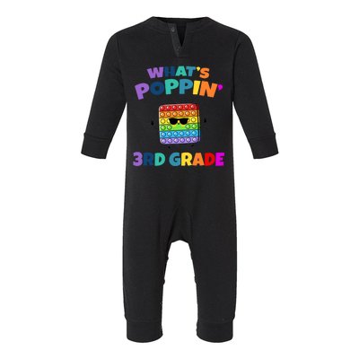 3rd Grade First Day Of School Pop It Infant Fleece One Piece