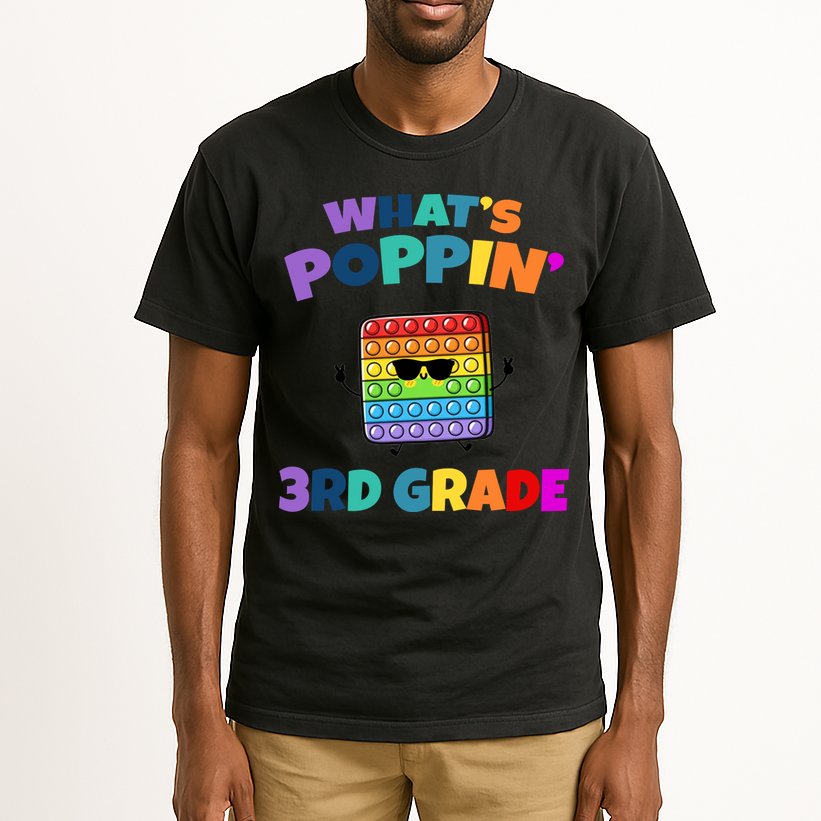 3rd Grade First Day Of School Pop It Tall T-Shirt