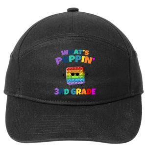 3rd Grade First Day Of School Pop It 7-Panel Snapback Hat