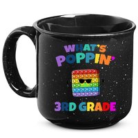 3rd Grade First Day Of School Pop It 15oz Campfire Ceramic Mug