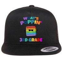 3rd Grade First Day Of School Pop It Flat Bill Trucker Hat