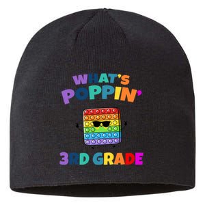 3rd Grade First Day Of School Pop It Sustainable Beanie