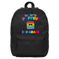 3rd Grade First Day Of School Pop It 16 in Basic Backpack